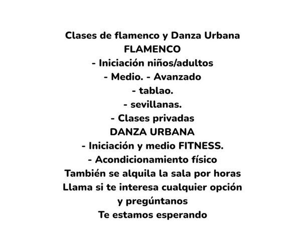 Escuela de baile Las Esparteras: pasión y ritmo