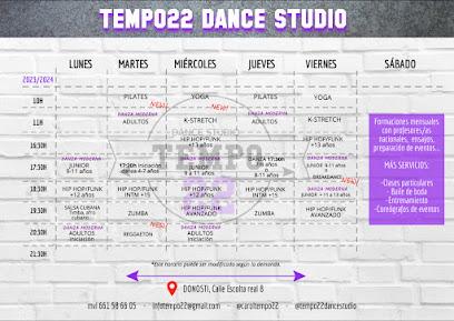 ¡Siente el ritmo en TEMPO 22 dance&fitness en San Sebastián!